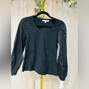Elegant Black Long Sleeve Top